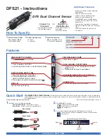 Tri-Tronics DFS21 Instructions Manual предпросмотр