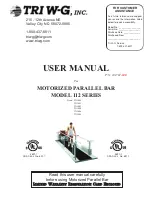 Preview for 1 page of TRI W-G 112 Series User Manual