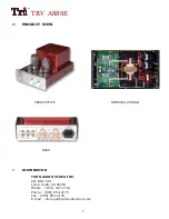 Preview for 8 page of TRI TRV A88SE Manual