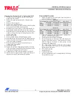 Preview for 3 page of TRIAC 2R2500 Installation & Maintenance Manual