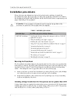 Preview for 10 page of Triacta PowerHawk 6320 Installation Manual