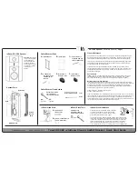 Предварительный просмотр 1 страницы Triad CR LCR2 Quick Start Manual