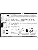 Preview for 1 page of Triad InRoom Bronze SlimSub Product Info & Warranty