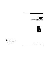 Triad InRoom Silver Omni Installation Manual preview