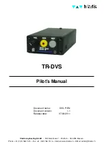 Triadis TR-DVS Pilot'S Manual preview