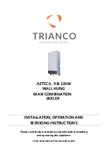 Preview for 1 page of Trianco AZTEC 12 Installation, Operation And Servicing Instructions