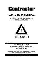 Preview for 1 page of Trianco Contractor WM70 HE INTERNAL User, Installation, Commissioning & Servicing Instructions