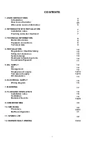 Preview for 3 page of Trianco Contractor WM70 HE INTERNAL User, Installation, Commissioning & Servicing Instructions