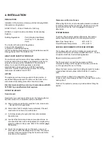 Preview for 10 page of Trianco Contractor WM70 HE INTERNAL User, Installation, Commissioning & Servicing Instructions