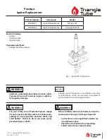 Предварительный просмотр 1 страницы TriangleTube PARKIT131 Replacement