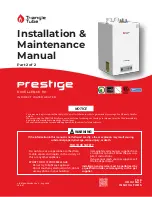 Preview for 1 page of TriangleTube PRESTIGE Excellence 110 Installation & Maintenance Manual