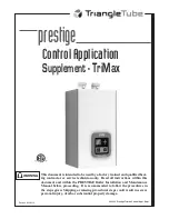 TriangleTube Prestige Excellence Installation And Maintenance Manual preview