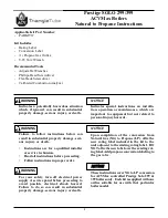 TriangleTube Prestige SOLO 299 Instructions preview