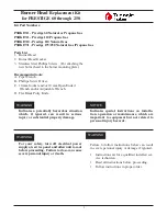 TriangleTube PSRKIT11 Instructions preview