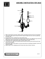 Предварительный просмотр 1 страницы Triarch 29223 Assembly Instruction