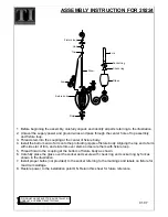 Предварительный просмотр 1 страницы Triarch 29224 Assembly Instruction