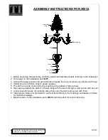 Triarch 29233 Assembly Instructions предпросмотр