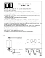 Triarch Indoor Lighting 25403 Installation Instructions предпросмотр