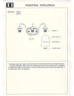 Triarch Indoor Lighting 25412 Assembly Instructions preview