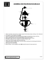 Предварительный просмотр 1 страницы Triarch Indoor Lighting 29232-30 Assembly Instructions