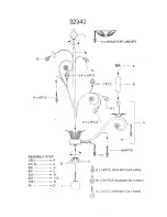 Предварительный просмотр 1 страницы Triarch Indoor Lighting 32343 Assembly Instructions