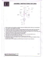 Preview for 1 page of Triarch Indoor Lighting 32504 Assembly Instructions