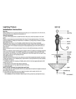 Triarch Lighting Fixture 32112 Installation Instructions предпросмотр