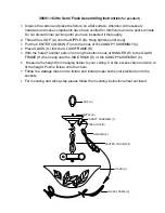 Preview for 1 page of Triarch Semi Flush 31601-16 2lts Assembling Instructions