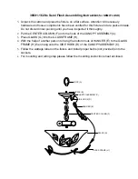 Preview for 2 page of Triarch Semi Flush 31601-16 2lts Assembling Instructions