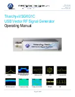 Preview for 1 page of Triarchy Technologies VSG6G1C Operating Manual