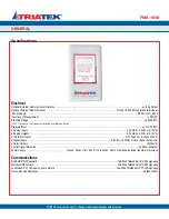 Предварительный просмотр 4 страницы TRIATEK FMS-1650 Programmer'S Manual