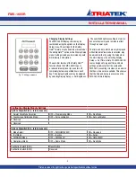 Preview for 9 page of TRIATEK FMS-1655R Installation Manual