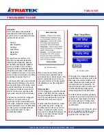 Preview for 12 page of TRIATEK FMS-1655R Installation Manual