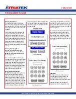 Preview for 16 page of TRIATEK FMS-1655R Installation Manual