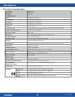 Preview for 22 page of TRIATEK FMS-2000M Lite Installation Manual