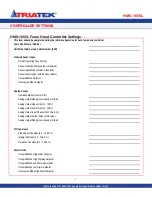 Preview for 2 page of TRIATEK HMS-1655L Installation Manual