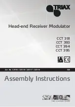 Предварительный просмотр 1 страницы Triax 325115 Assembly Instructions Manual