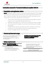 Preview for 2 page of Triax 339134 User Manual