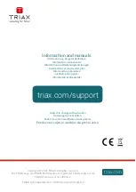 Предварительный просмотр 12 страницы Triax 339134 User Manual