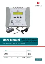 Triax 360232 User Manual preview