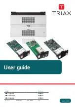 Triax 492022 User Manual preview