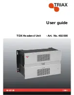 Preview for 1 page of Triax 492090 User Manual