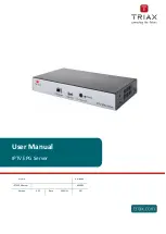 Preview for 1 page of Triax 492095 User Manual
