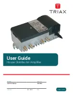 Preview for 1 page of Triax 892288 User Manual