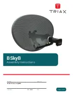 Preview for 1 page of Triax BSkyB Assembly & Instruction Manual