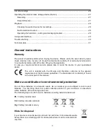 Preview for 3 page of Triax C-HD207 User Manual