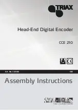 Preview for 1 page of Triax CCE 210 Assembly Instructions Manual
