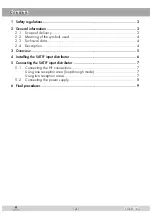 Preview for 2 page of Triax CGSD 162 Assembly Instruction Manual