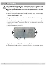 Предварительный просмотр 9 страницы Triax CGSD 162 Assembly Instruction Manual