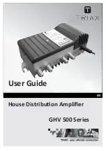 Предварительный просмотр 9 страницы Triax GHV 500 Series User Manual